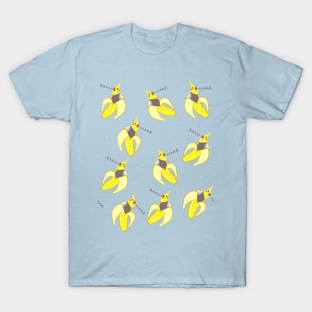 screaming banan birb pattern T-Shirt by FandomizedRose